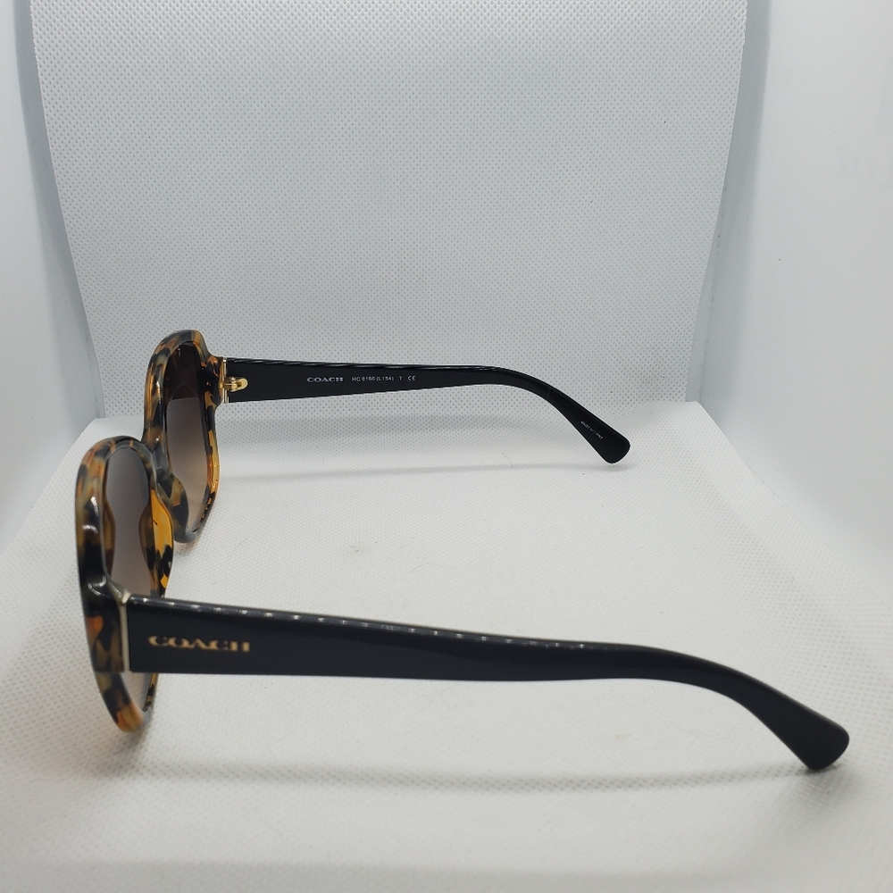 Coach Honey Mosaic Black Sunglasses - Picture 9 of 11